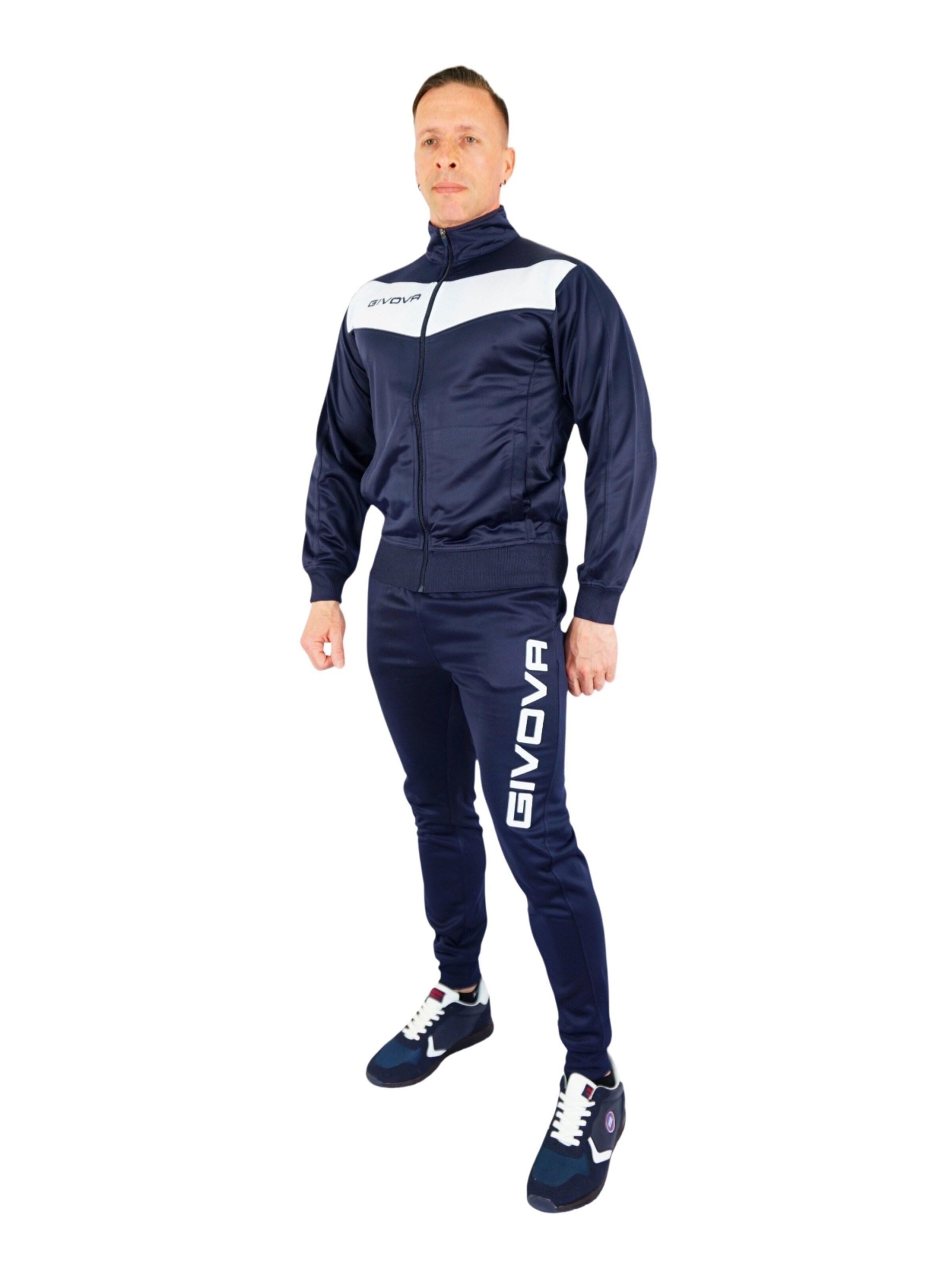 Survêtement Givova en bleu : devant