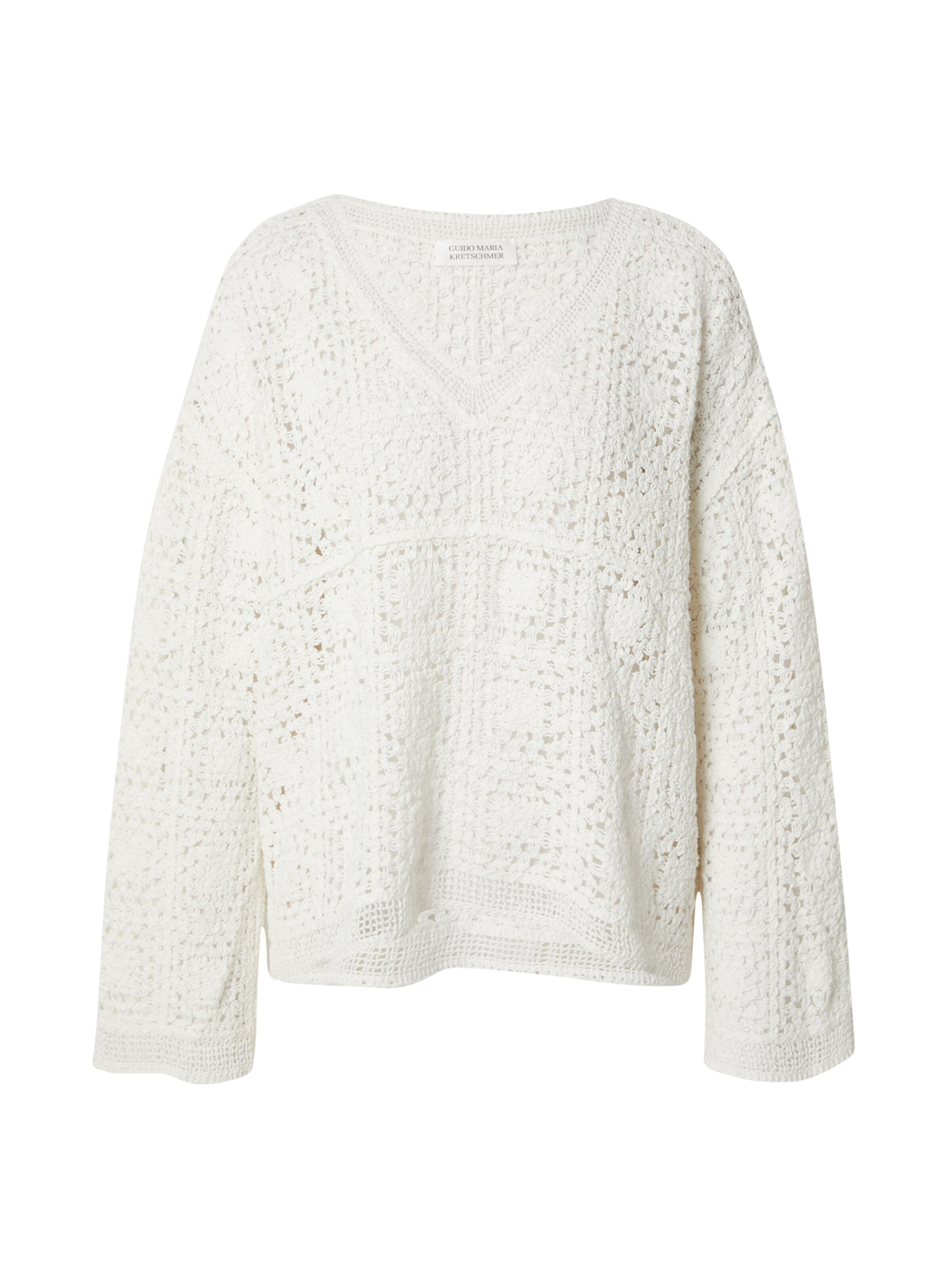 Guido Maria Kretschmer Women Trui 'Lana' in Wit: voorkant