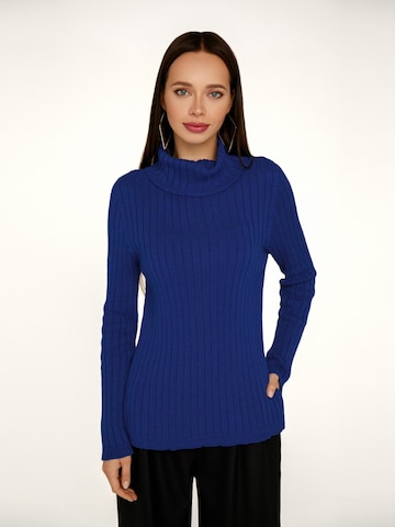 Anushka Pullover in Blau: Vorderseite