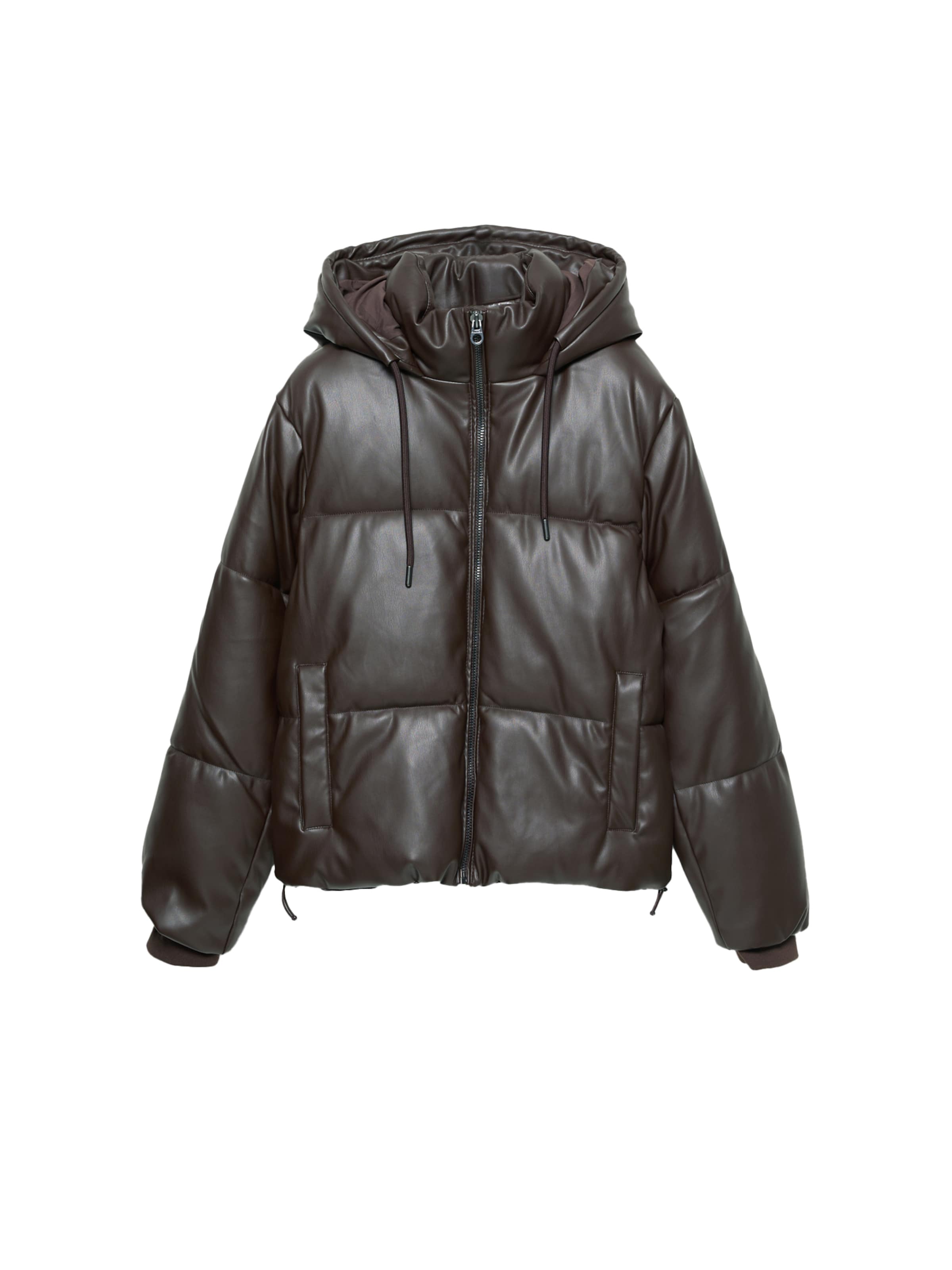 Pull&Bear Zimní bunda - čokoládová, Produkt