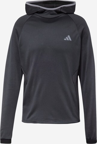 ADIDAS GOLF Sportsweatshirt i sort: forside