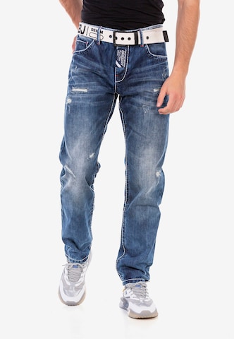 CIPO & BAXX Regular Jeans in Blauw: voorkant