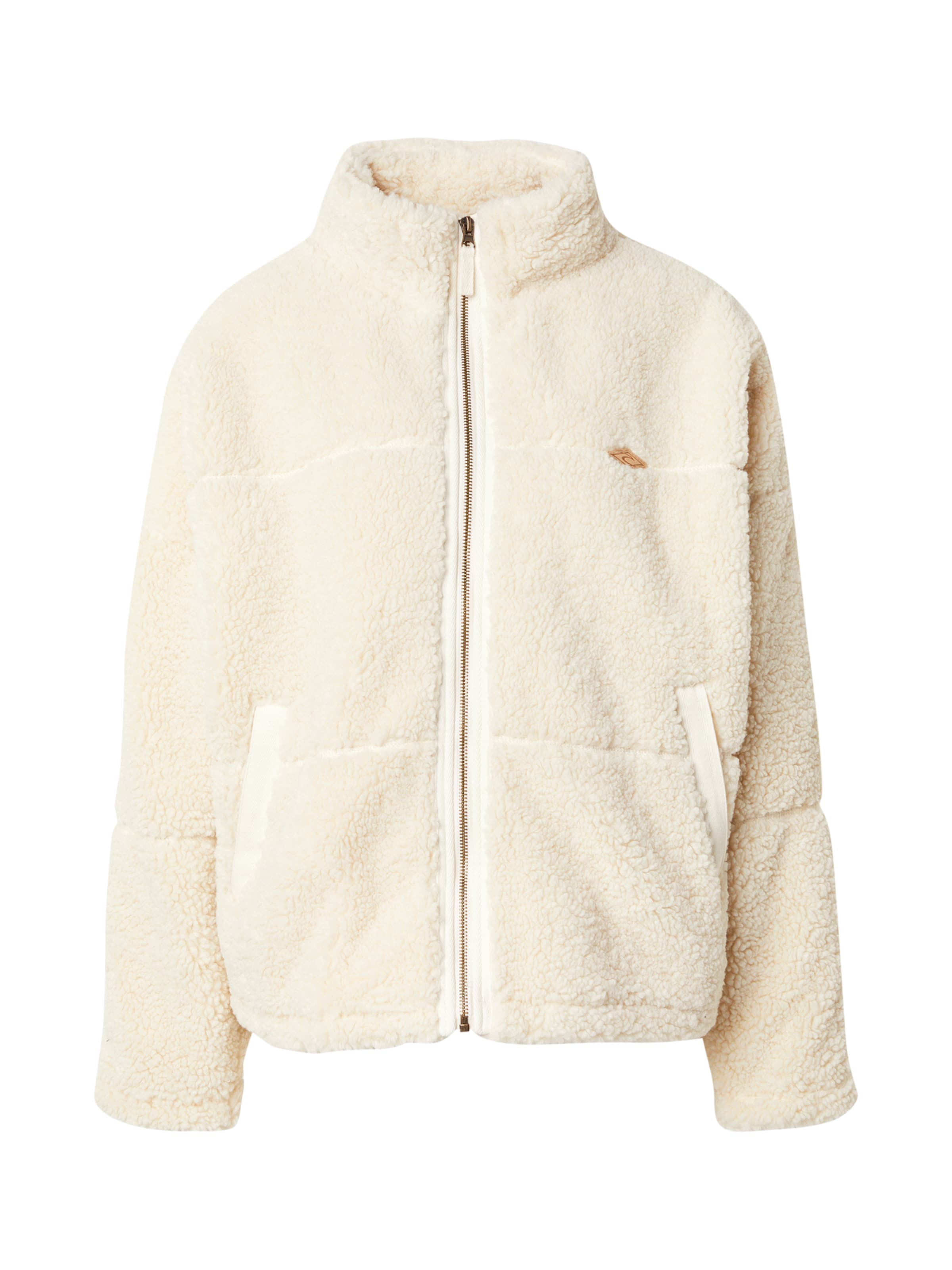 RIP CURL Toiminnallinen fleecetakki 'CALA' värissä beige: etupuoli