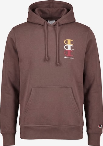 Sweat-shirt Champion en marron : devant