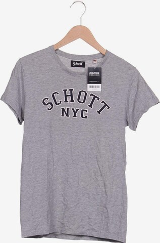 Schott NYC T-Shirt M in Grau: predná strana