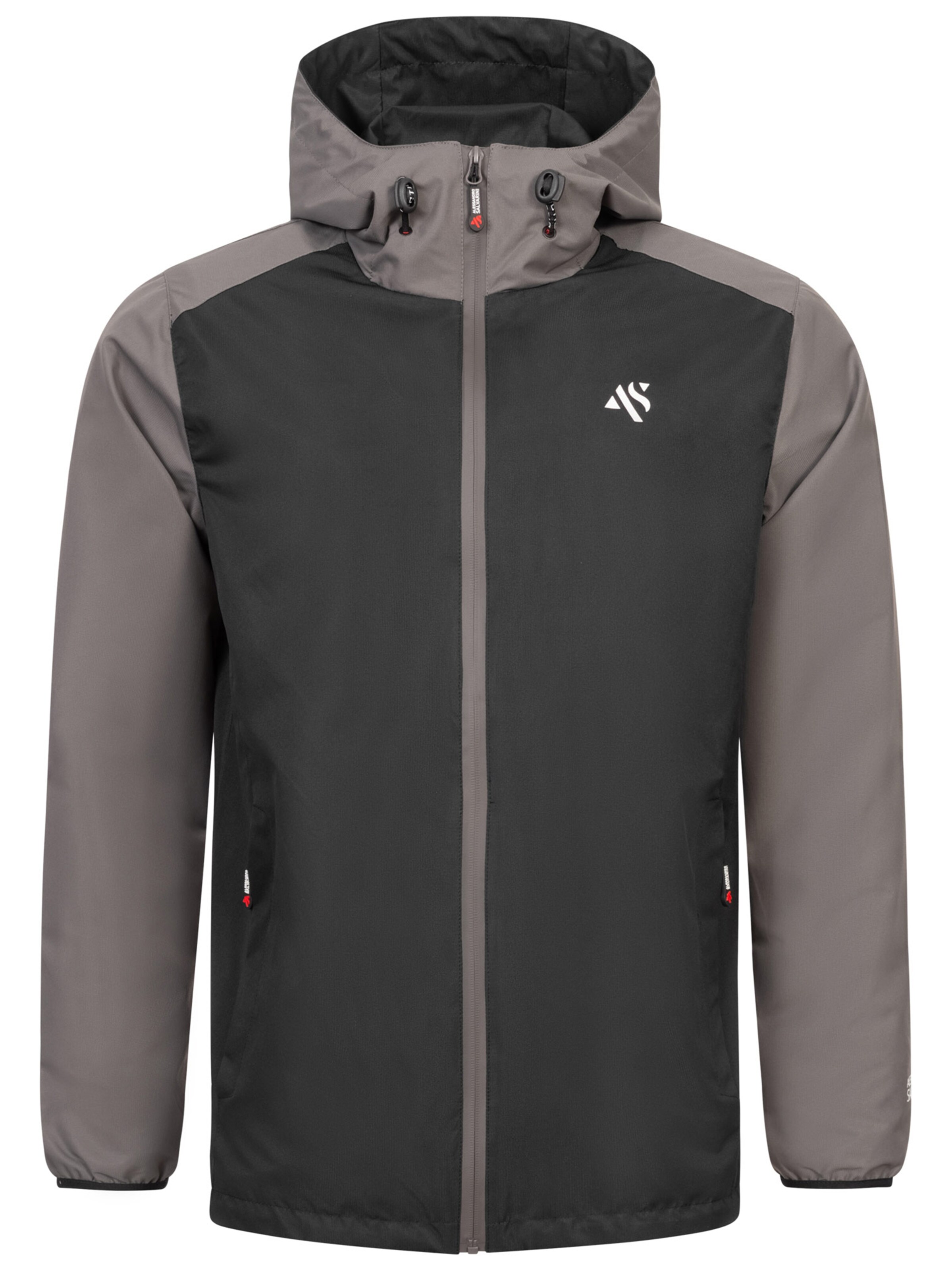 Alessandro Salvarini Weatherproof jacket in Black