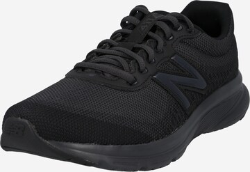 Chaussure de course '411' new balance en noir : devant