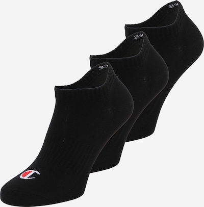 Kojinės iš Champion Authentic Athletic Apparel, spalva – raudona / juoda / balta, Prekių apžvalga