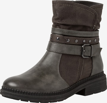 Bottines JANA en gris : devant