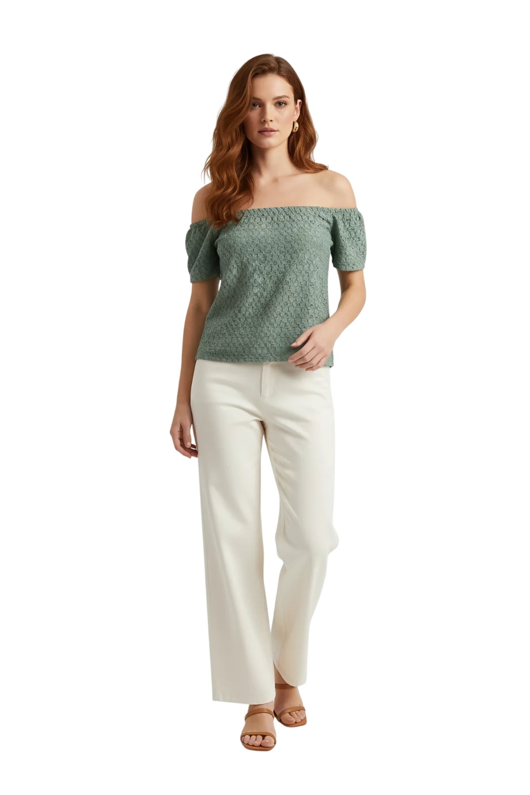 Alexa Dash Blouse in Green