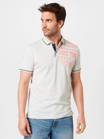 TOM TAILOR Poloshirt in Grau: predná strana