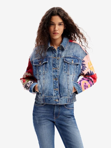 Desigual Between-season jacket in Mixed colours: front