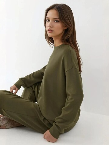 Wide leg Pantaloni sportivi di Hiccup in verde