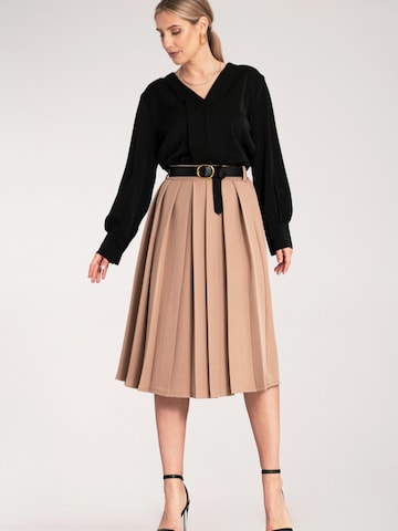 Gonna 'M1154' di Figl in beige