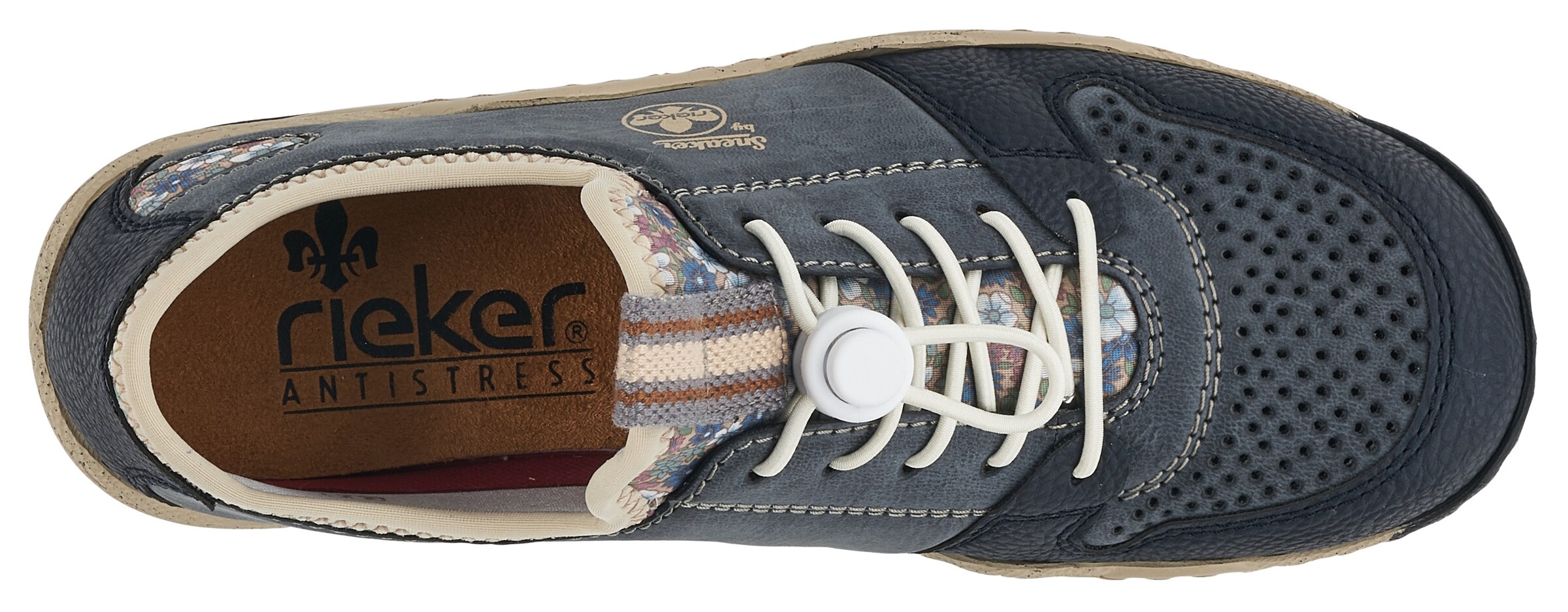 Rieker Sportos fűzős csizma - kék