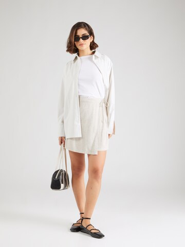 PIECES Skirt 'PCPIA' in Beige