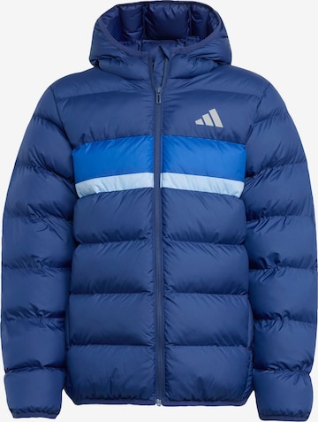 ADIDAS SPORTSWEAR Athletic Jacket in Blue: front
