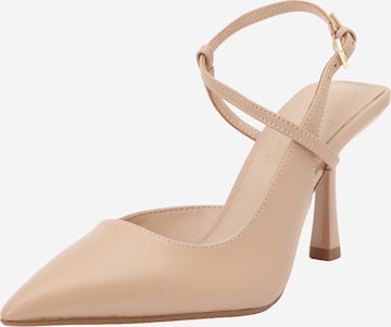 ALDOCipele s potpeticom i otvorenom petom 'BRUNETTE' - bež boja: prednji dio