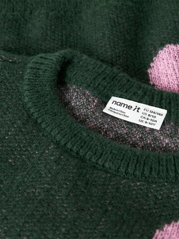 NAME IT Sweater 'NKFOLISA' in Green