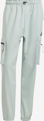 ADIDAS SPORTSWEAR Tapered Funkcionális nadrág 'City Escape Premium' - szürke: elől