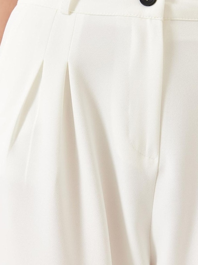 Bianco Lucci Pleat-Front Pants in natural white, Item view