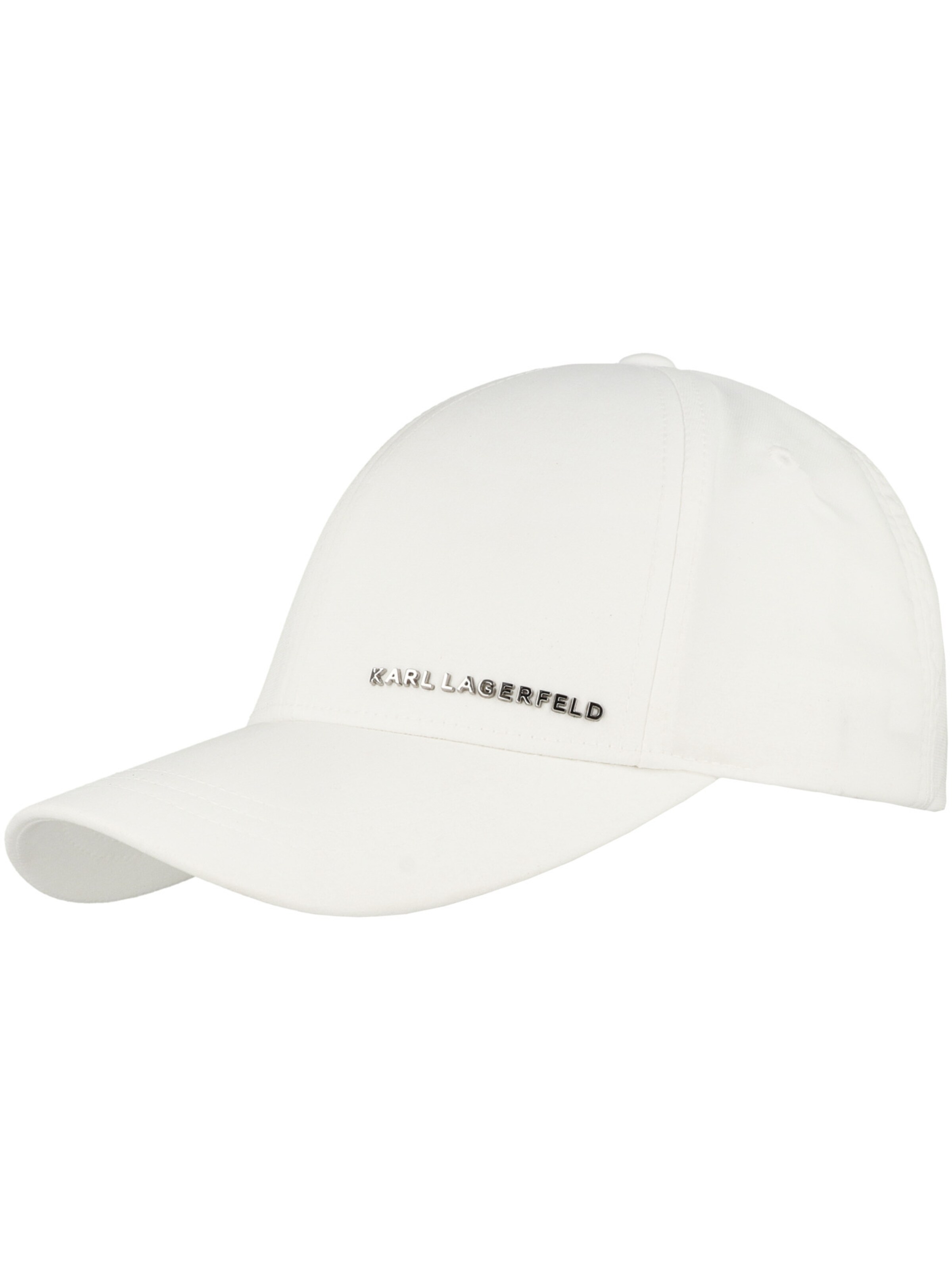 Karl Lagerfeld Casquette en 1 en blanc, Vue avec produit