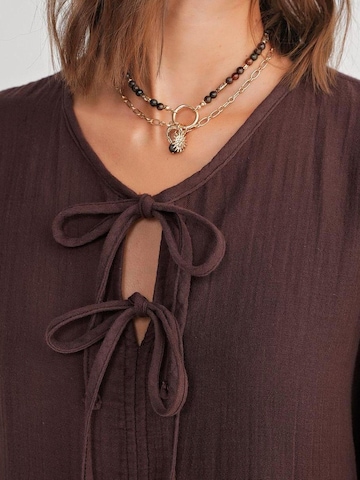Robe 'Midi' MixRay en marron