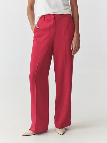 TATUUM - Pierna ancha Pantalón en rojo: frente