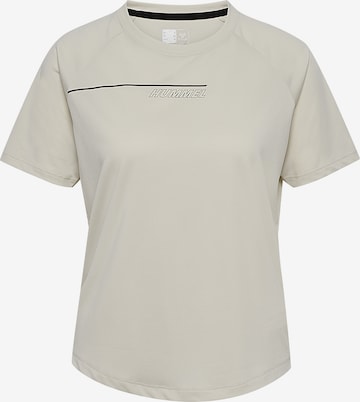 Hummel Funktionsshirt 'Court' in Grau: Vorderseite