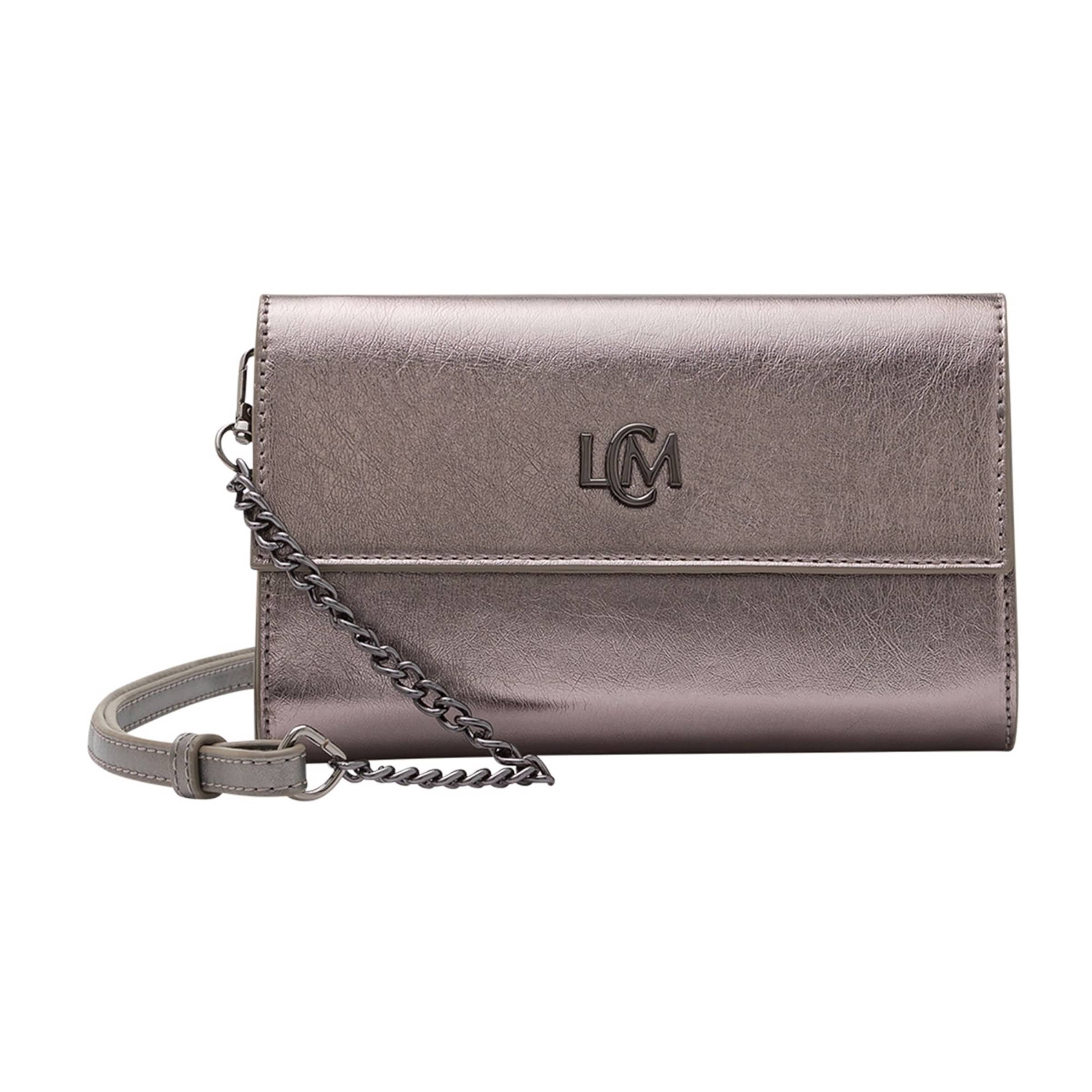 Sac à bandoulière L.CREDI en bronze : devant