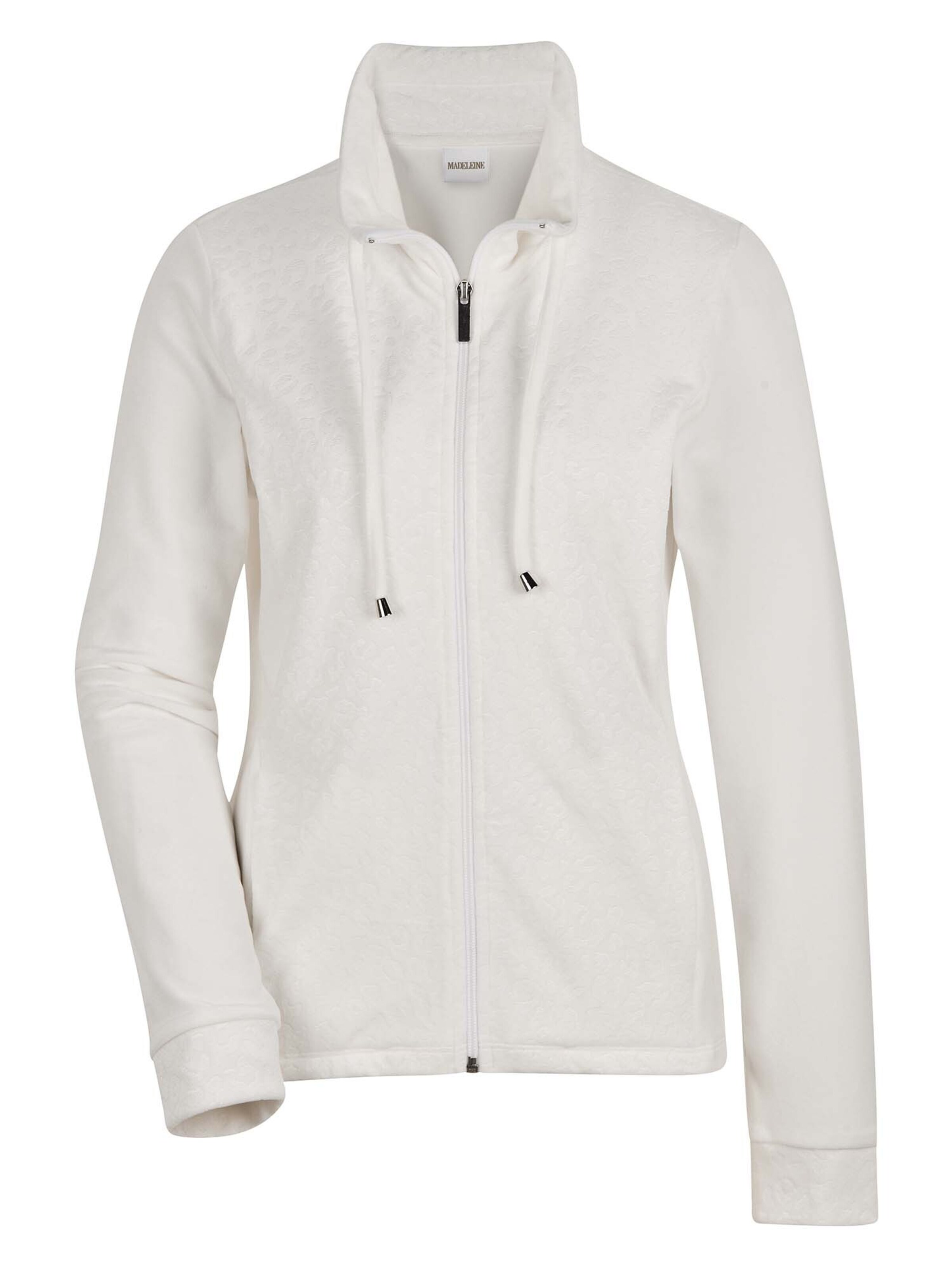 MADELEINE Jacke in Weiß: Vorderseite