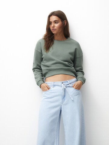 Pull&Bear Sweatshirt i grön: framsida