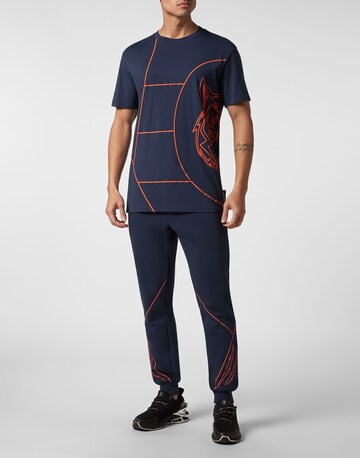 Maglietta 'Tiger' di Plein Sport in blu