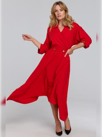 Makover - Vestido en rojo: frente