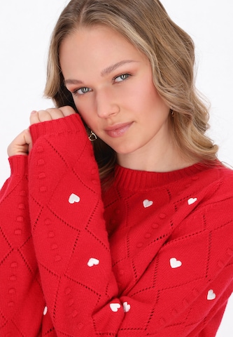 MYMO - Pullover em vermelho