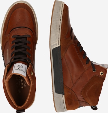 PANTOFOLA D'ORO High-Top Sneakers 'Morino' in Brown