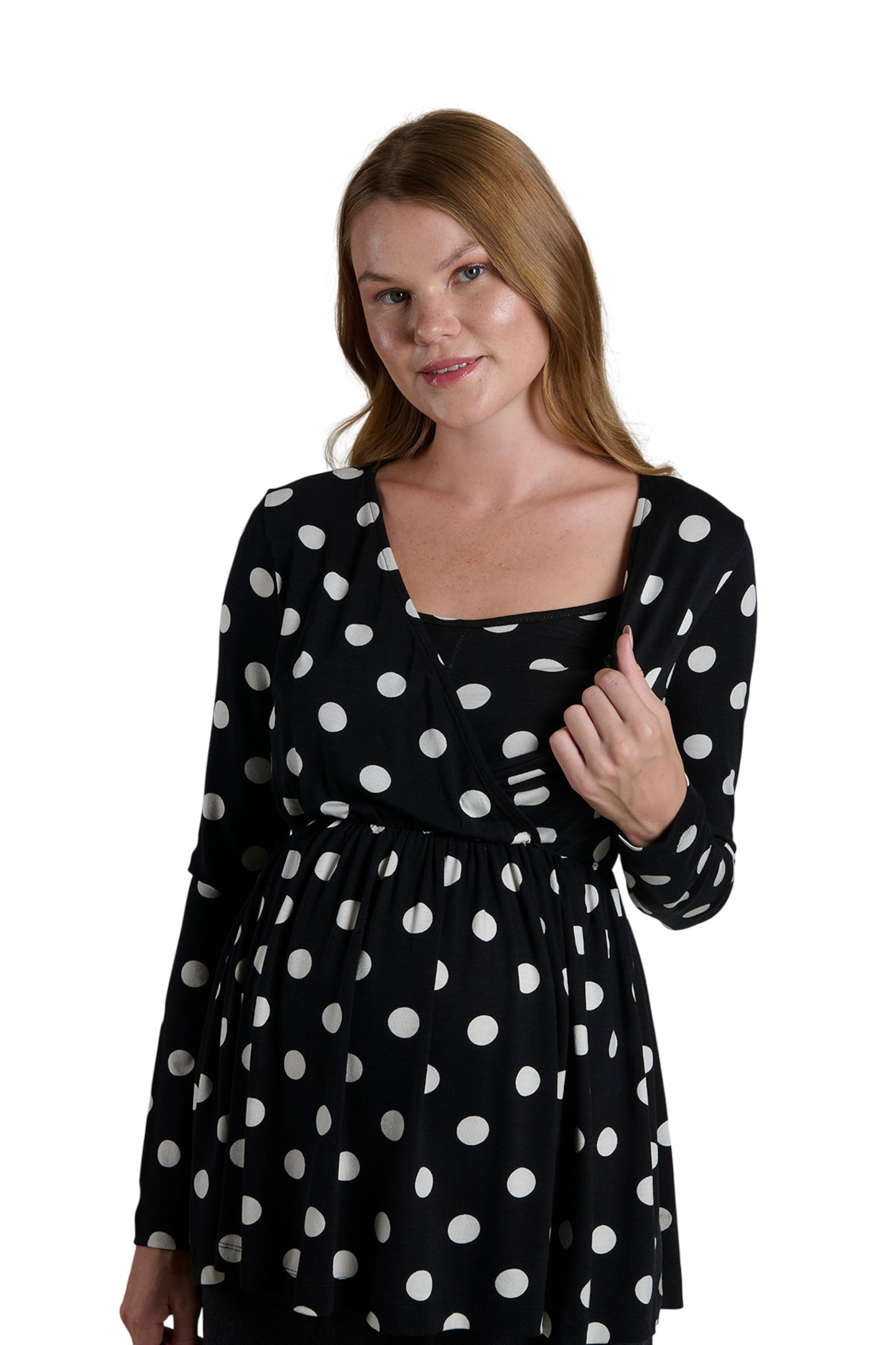 LYN MAMA Blouse in Black