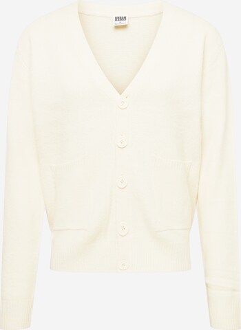 Urban Classics Knit cardigan in Beige: front