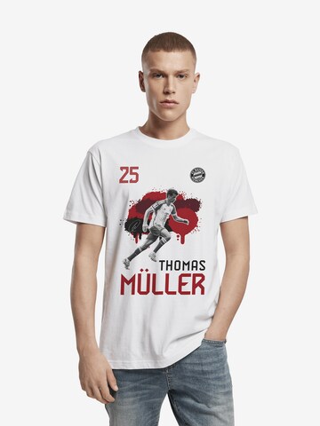 FC BAYERN MÜNCHEN T-Shirt ' Player ' in Weiß: predná strana