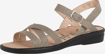 Ganter Sandalen met riem in Groen: voorkant