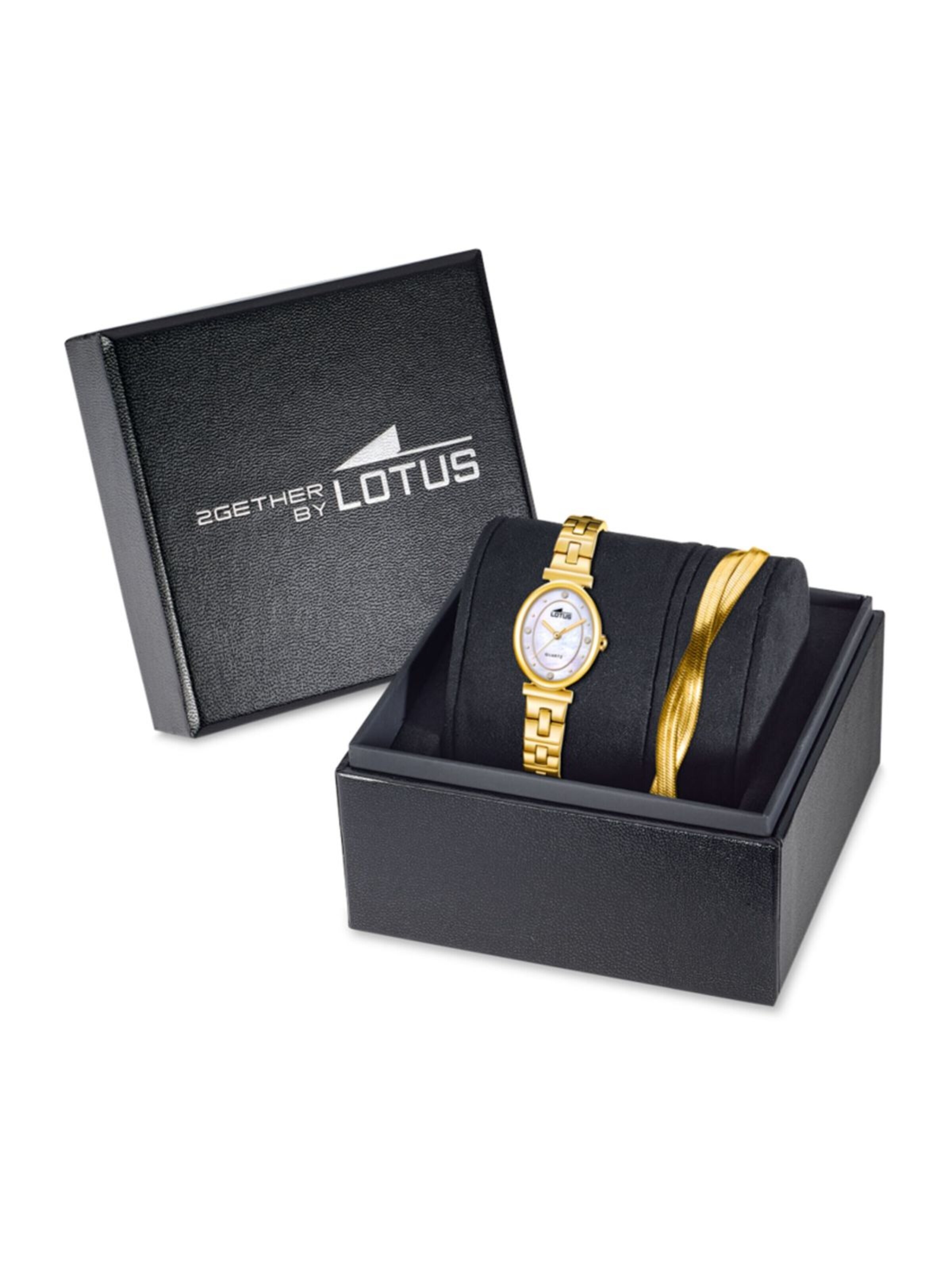Lotus Analog Watch in Gold