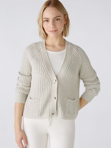 OUI Knit Cardigan in Beige: front