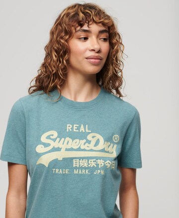 Superdry T-Shirt in Blau