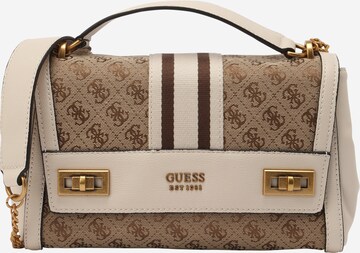 GUESS - Mala de ombro 'Katey' em castanho