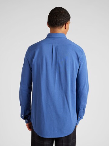 Coupe slim Chemise Polo Ralph Lauren en bleu