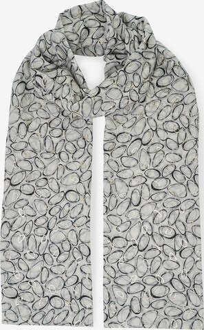 HARPA Scarf 'MANDALA' in Grey: front