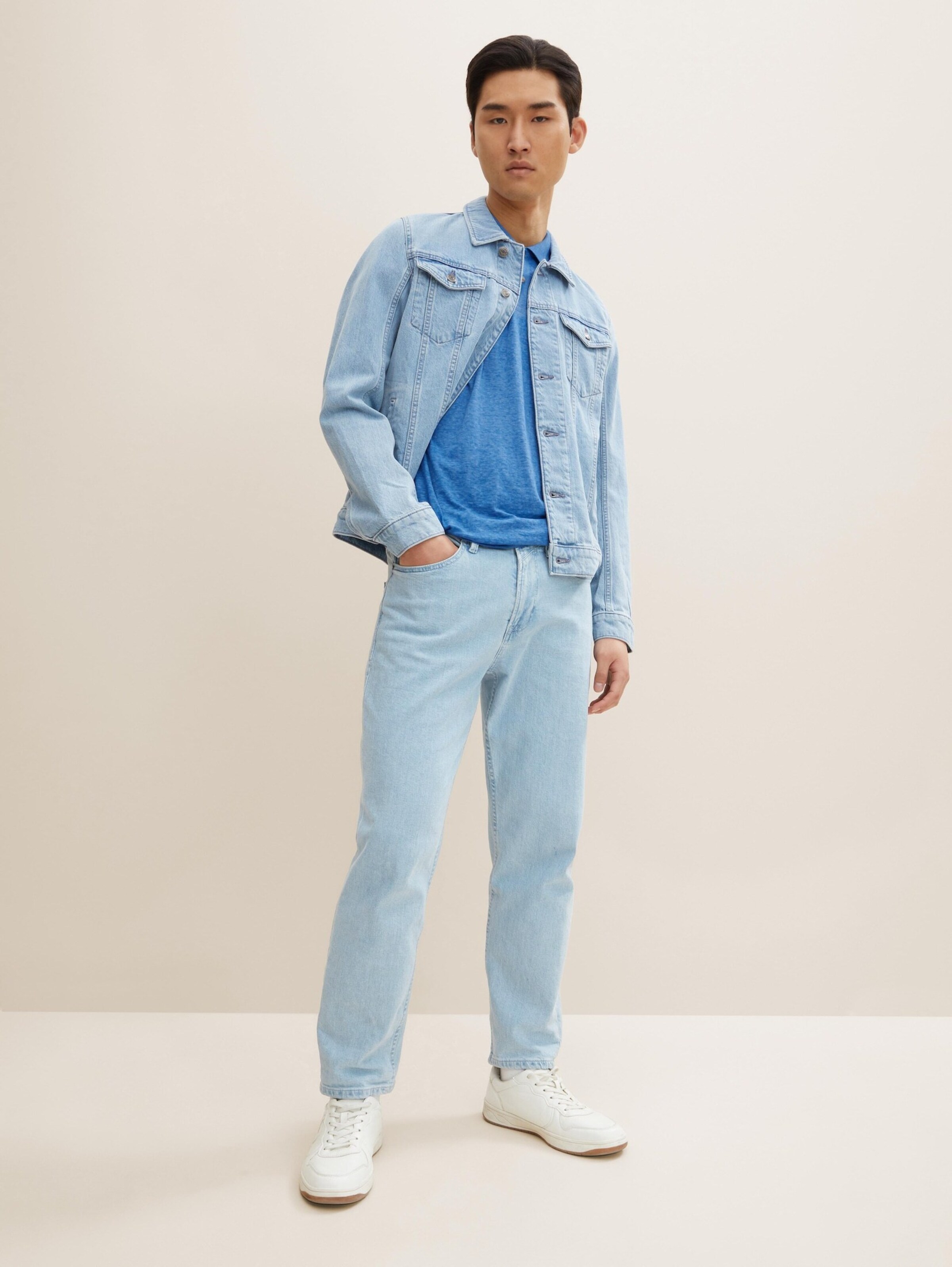 Männer Große Größen TOM TAILOR Poloshirt in Blaumeliert - YB95848 Männer Große Größen TOM TAILOR Poloshirt in Blaumeliert - YB95848