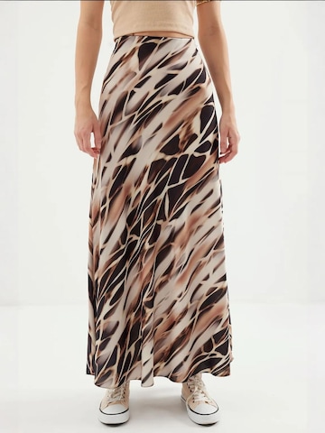 Bigdart - Saia em bege: frente