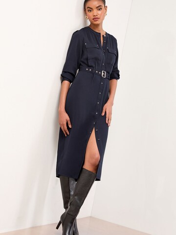 Lipsy Košeľové šaty - Modrá