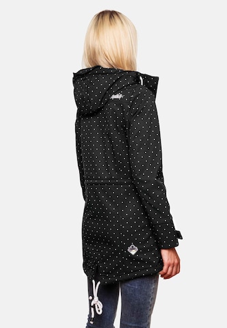 MARIKOO Raincoat 'Zimtzicke' in Black